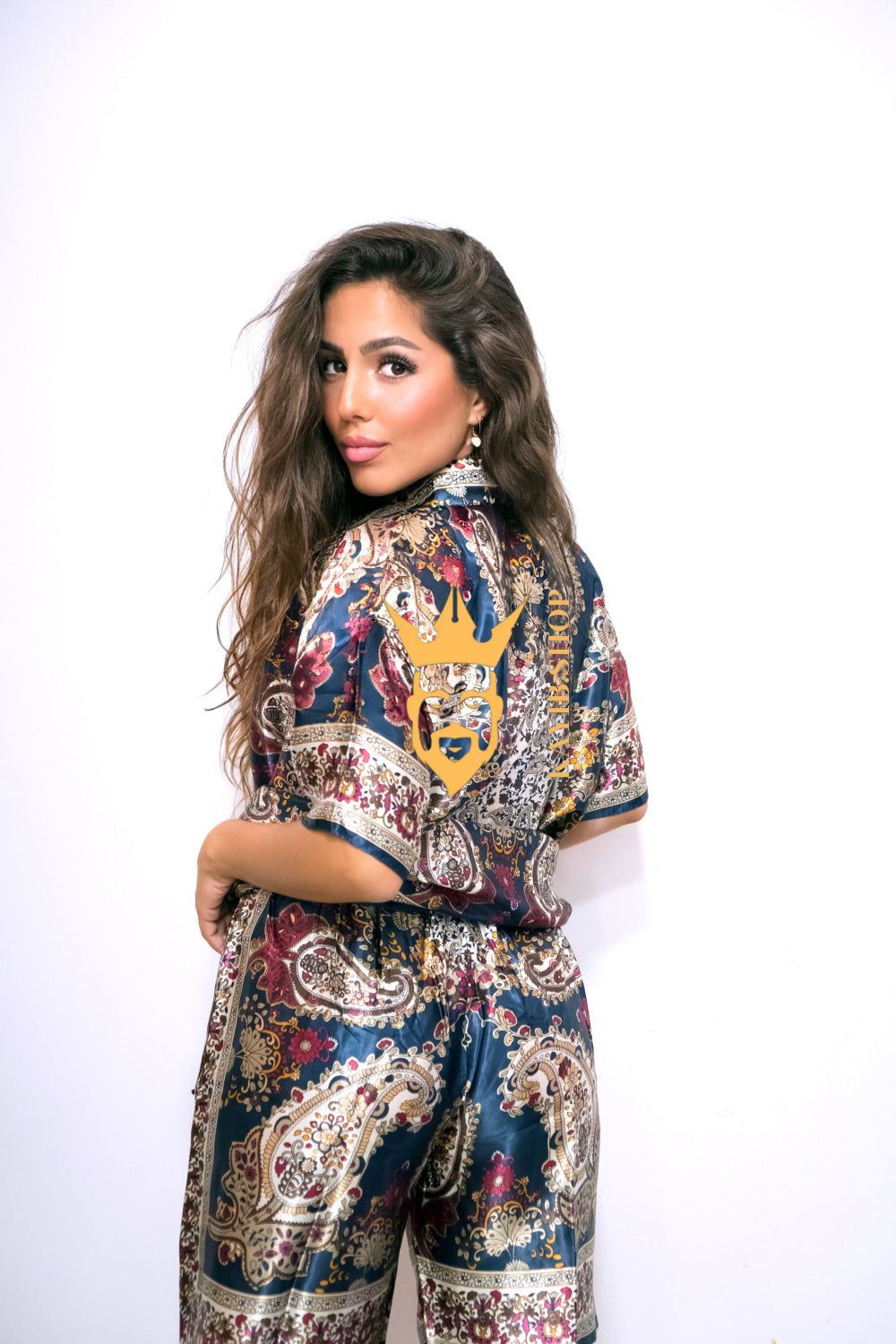 Goddess Glow: Pure Silk Two-Piece - kayibstrore