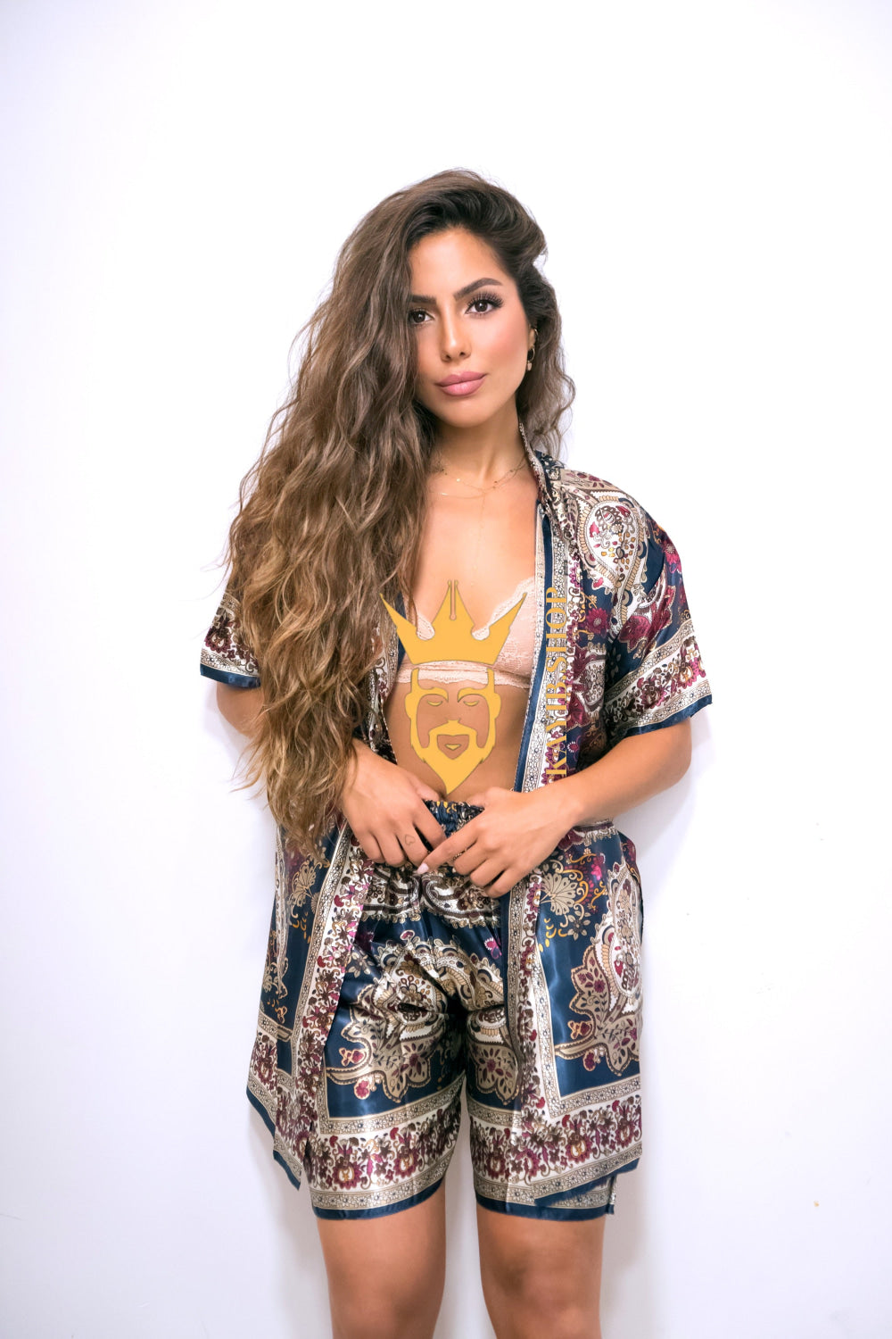 Goddess Glow: Pure Silk Two-Piece - kayibstrore