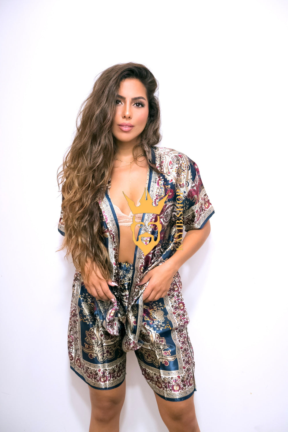 Goddess Glow: Pure Silk Two-Piece - kayibstrore