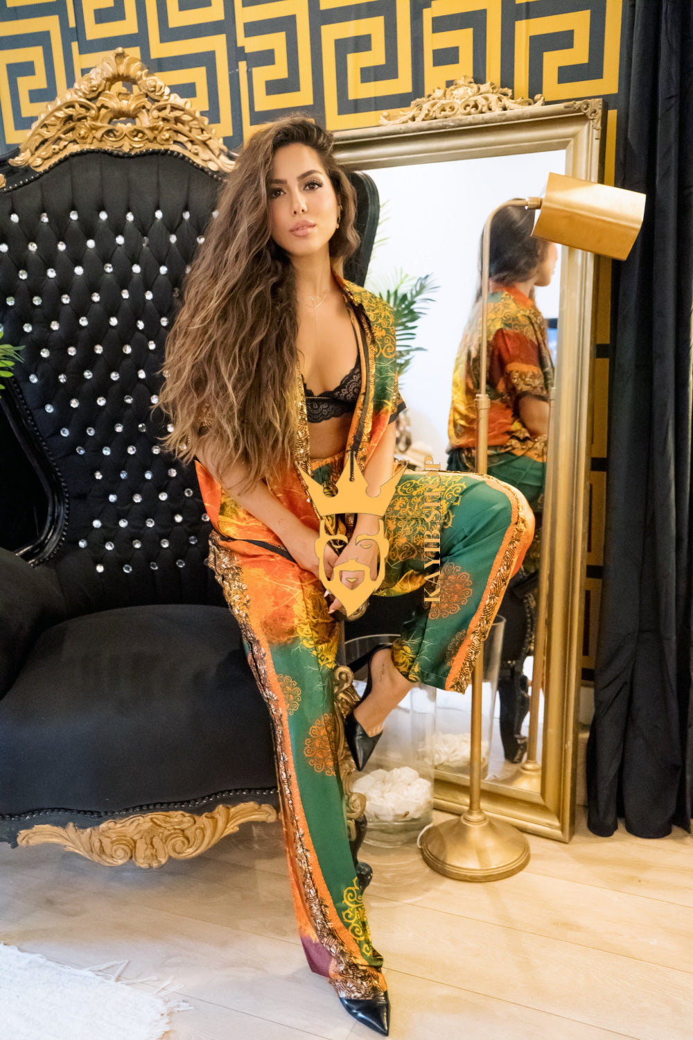 Whisper of Silk: Luxury Shirt and Pants - kayibstrore