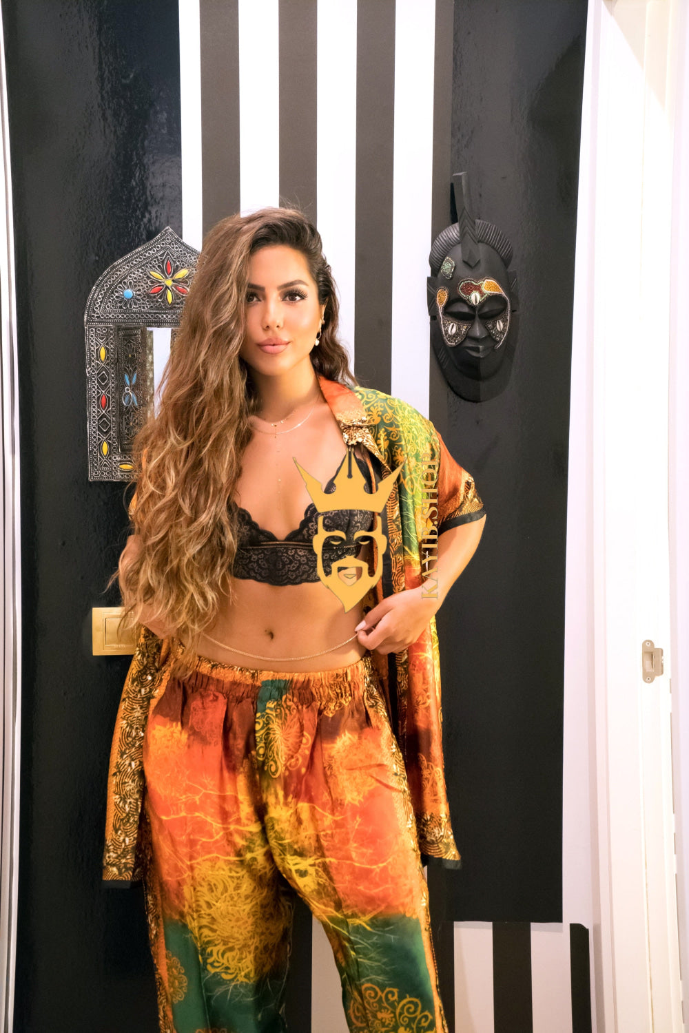 Whisper of Silk: Luxury Shirt and Pants - kayibstrore