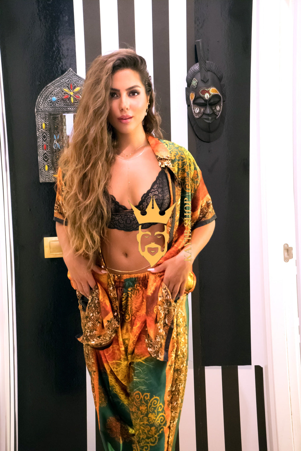 Whisper of Silk: Luxury Shirt and Pants - kayibstrore