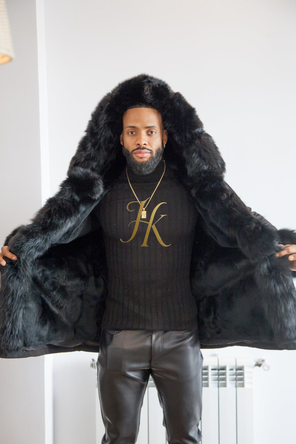 Mens 4-In-1 Waterproof Men Parka Winter Jacket /best Men In Fur Coats Images