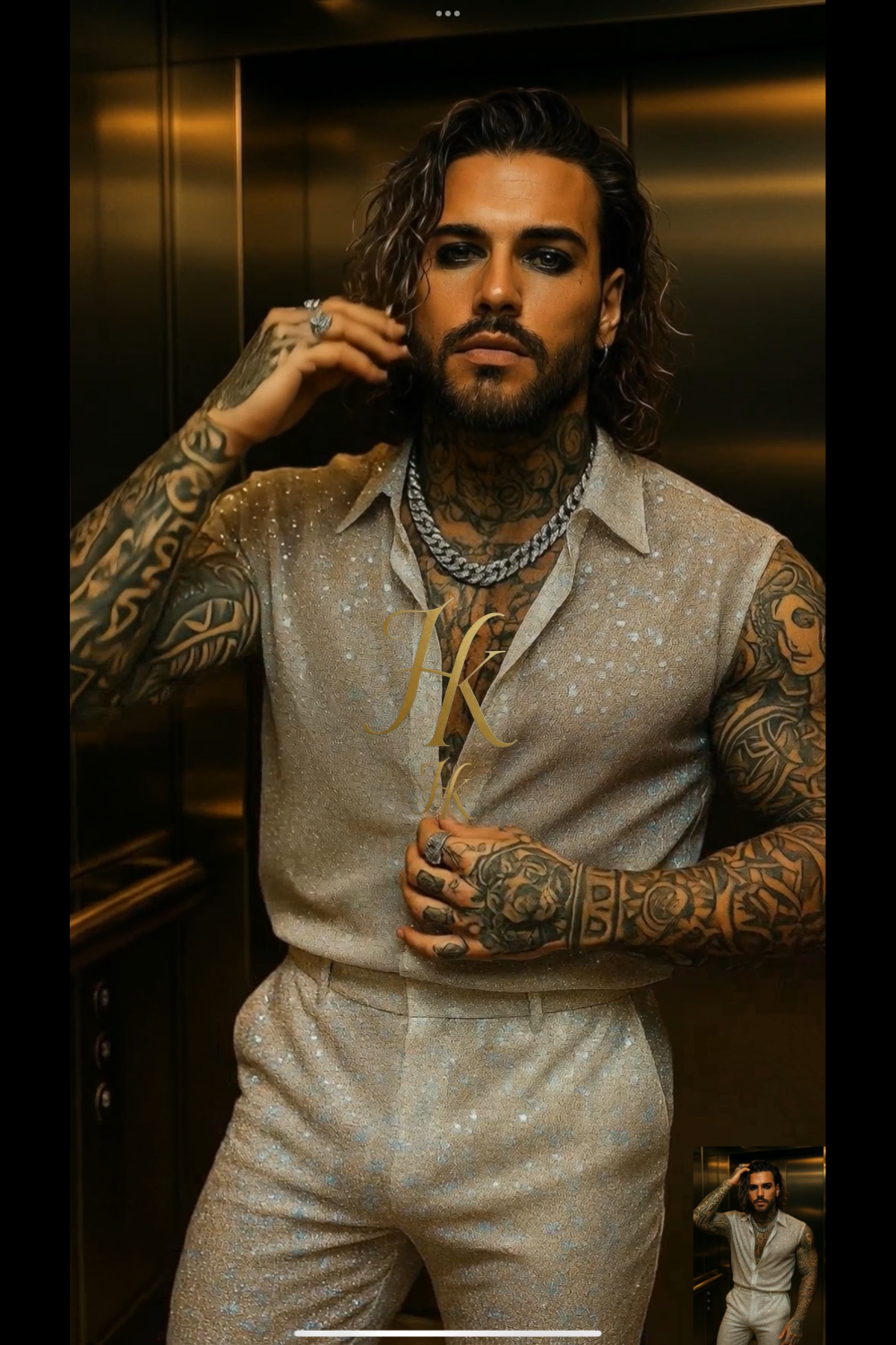 Men’s Premium Embroidered Lace Set – Handmade Beaded Net Fabric with Sequins