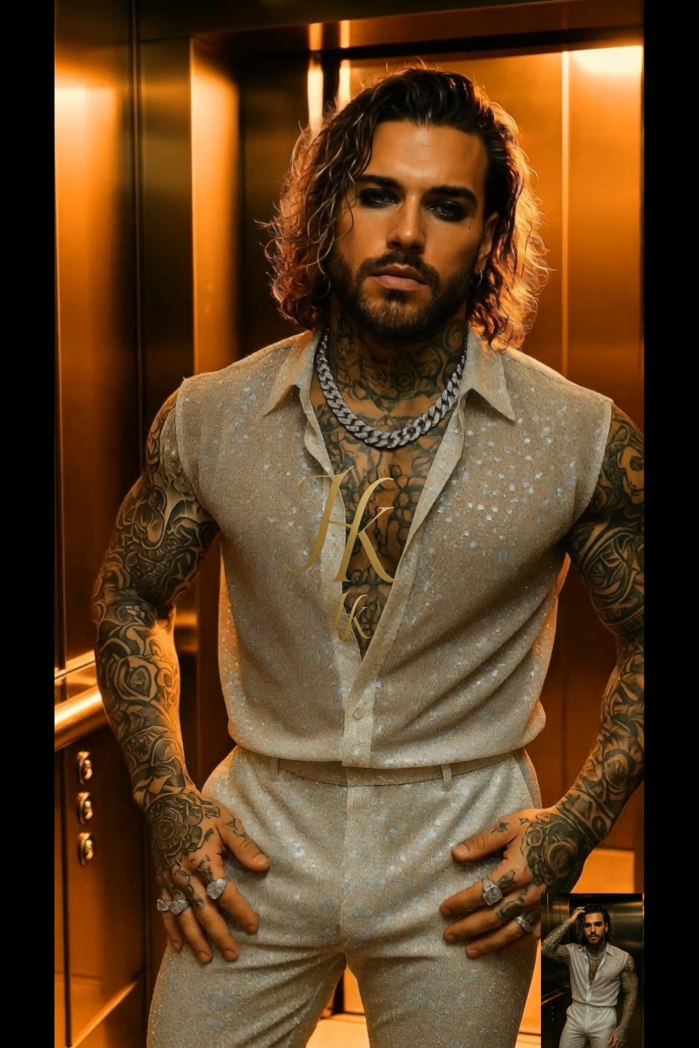 Men’s Premium Embroidered Lace Set – Handmade Beaded Net Fabric with Sequins
