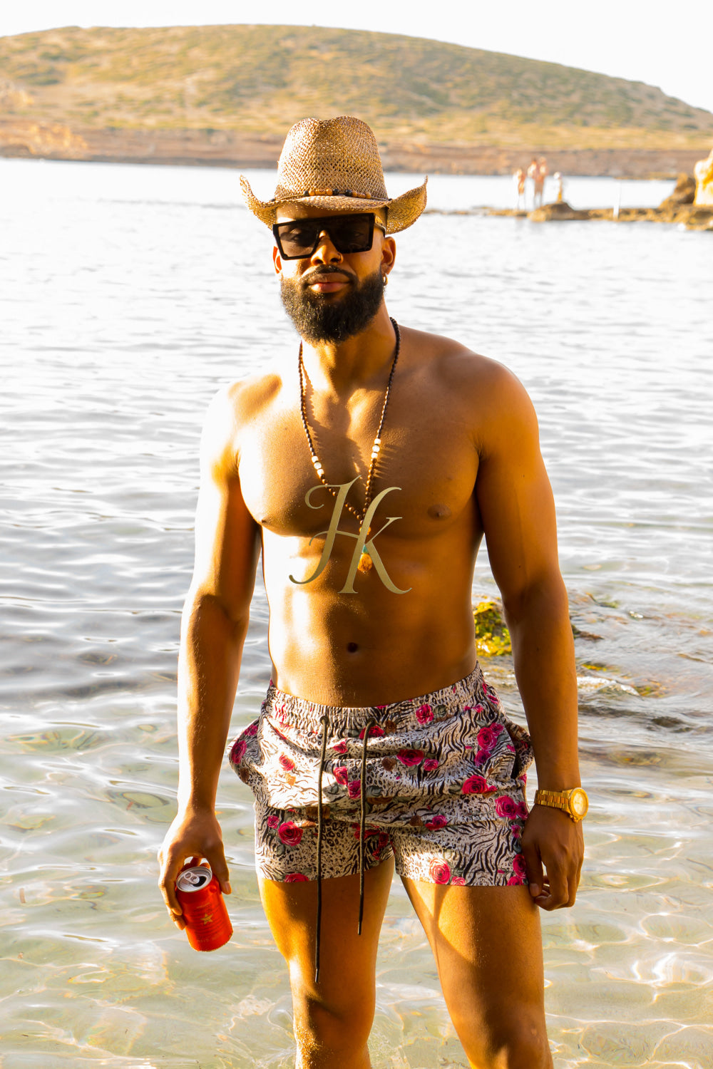 Striped Board Shorts for Men – Lightweight & Stretch Fabric - kayibstrore