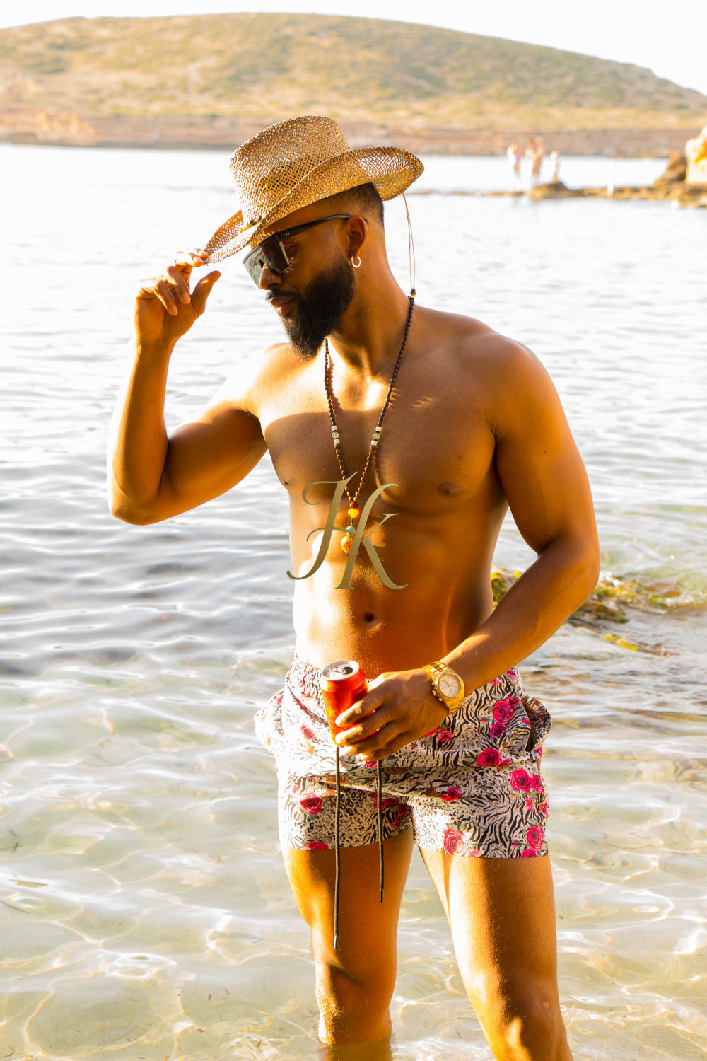 Striped Board Shorts for Men – Lightweight & Stretch Fabric - kayibstrore