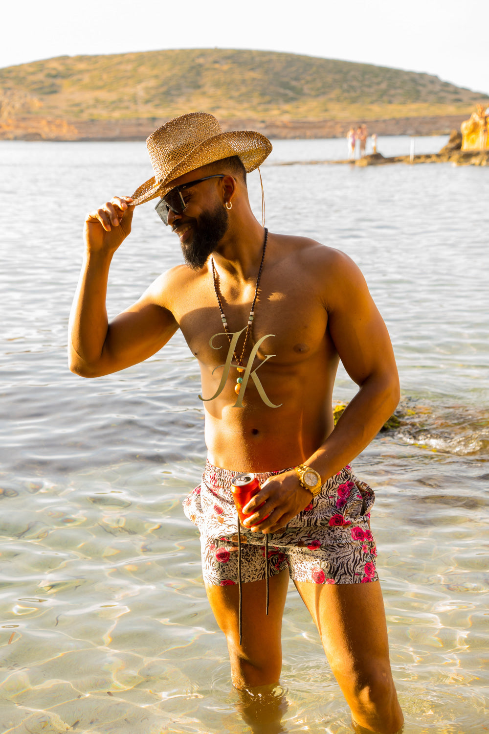 Striped Board Shorts for Men – Lightweight & Stretch Fabric - kayibstrore