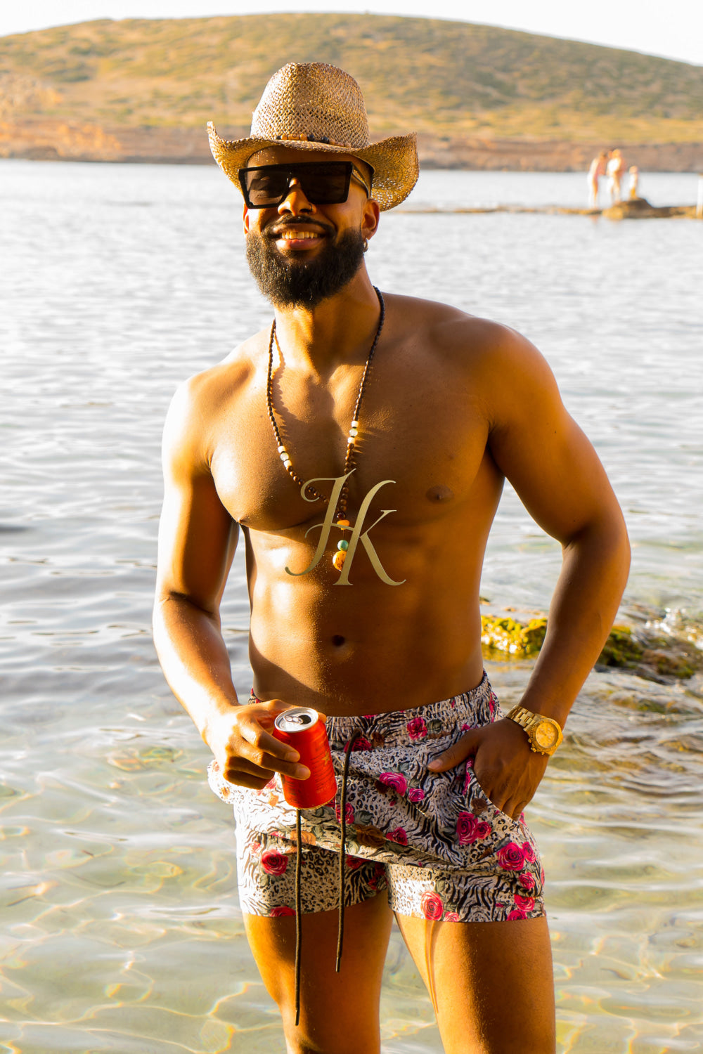 Striped Board Shorts for Men – Lightweight & Stretch Fabric - kayibstrore