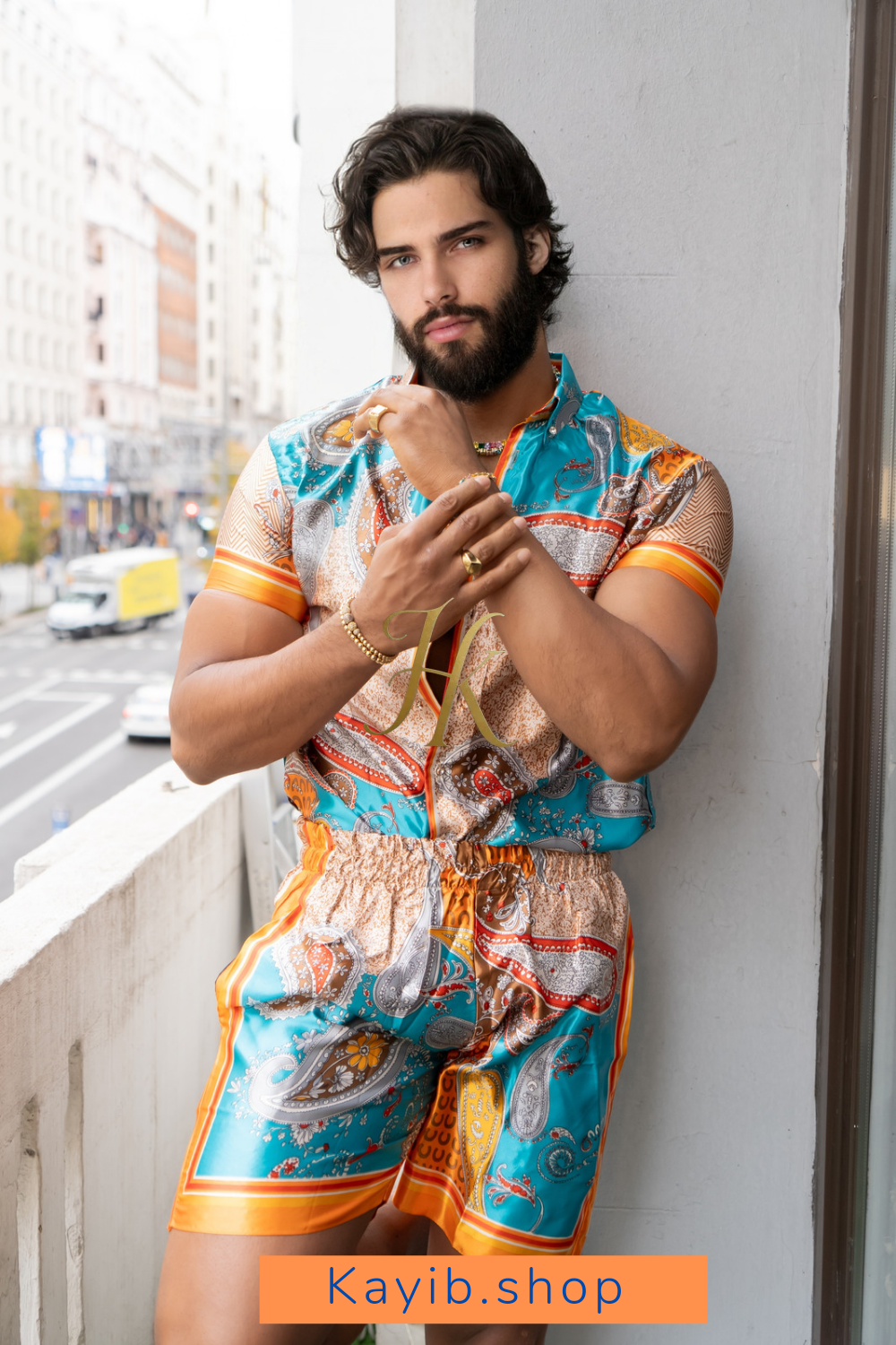 Men's style: Barocco Silk Set - kayibstrore