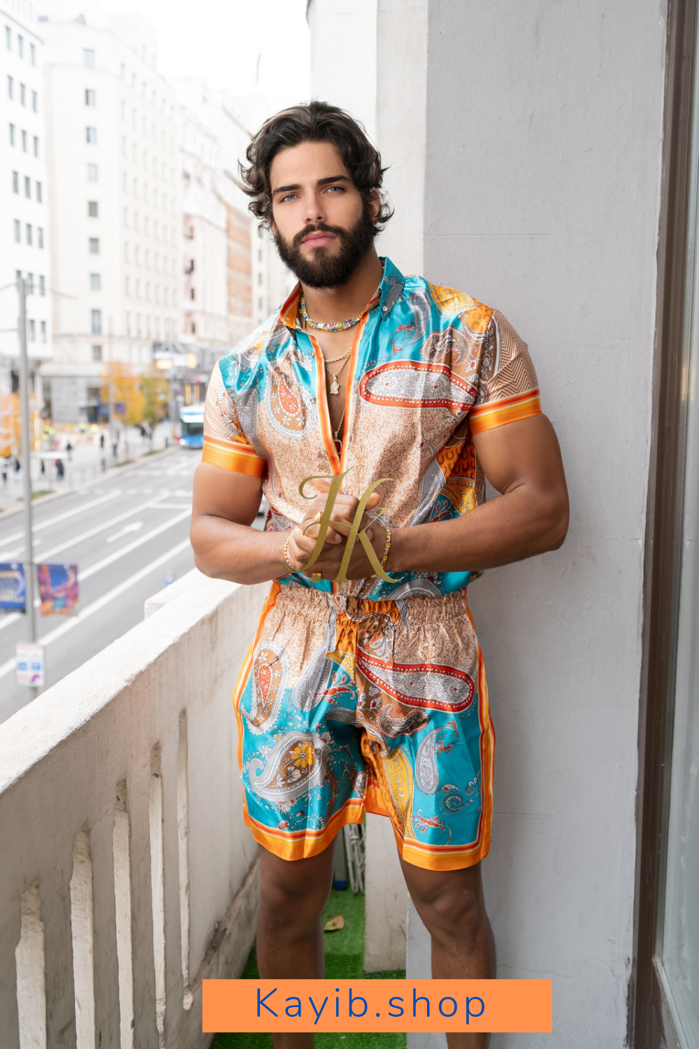 Men's style: Barocco Silk Set - kayibstrore