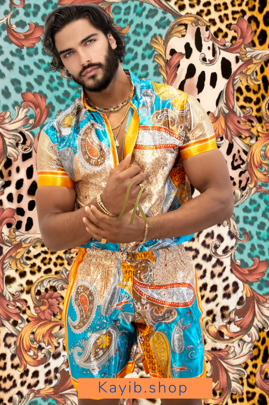 Men's style: Barocco Silk Set - kayibstrore