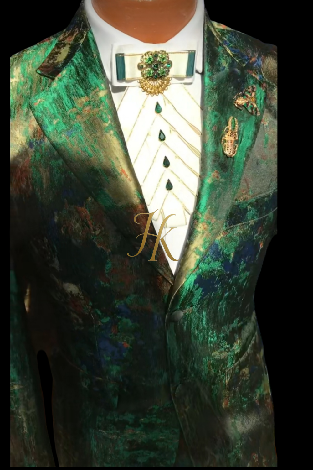 Mens Suit Premium 2 Pieces Rust / printed Mens Suit for Wedding, Engagement, Prom, Groom wear and Groomsmen Suits - kayibstrore
