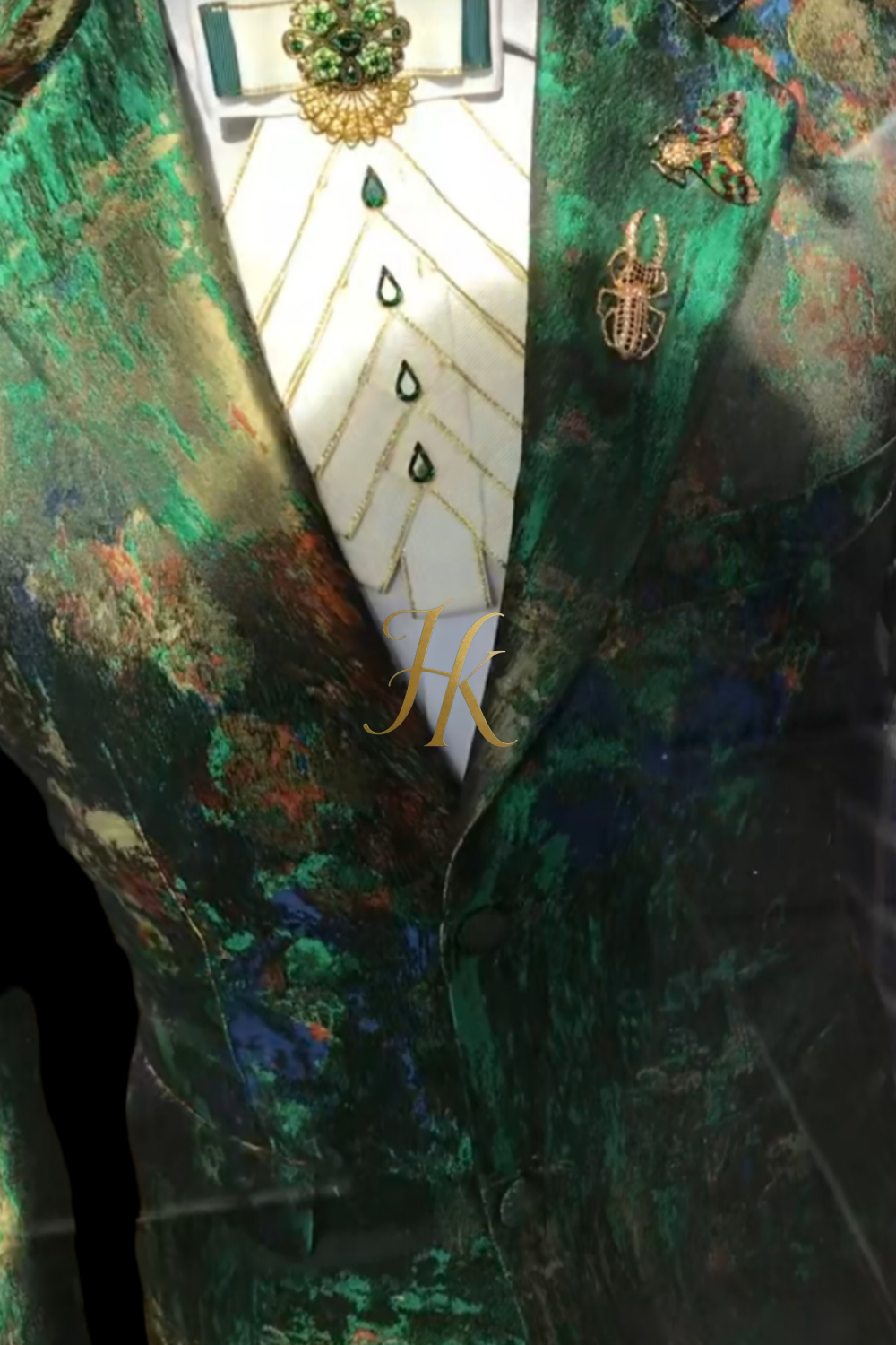 Mens Suit Premium 2 Pieces Rust / printed Mens Suit for Wedding, Engagement, Prom, Groom wear and Groomsmen Suits - kayibstrore