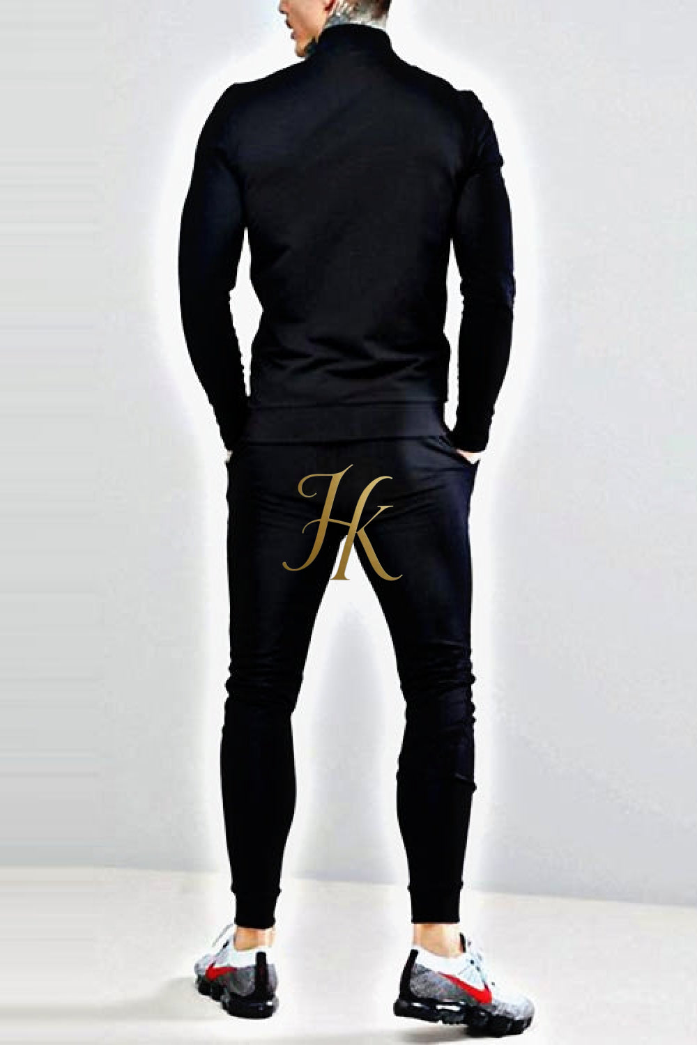 Mens Track Suit Jacket Sweat And Jogging Pants Set