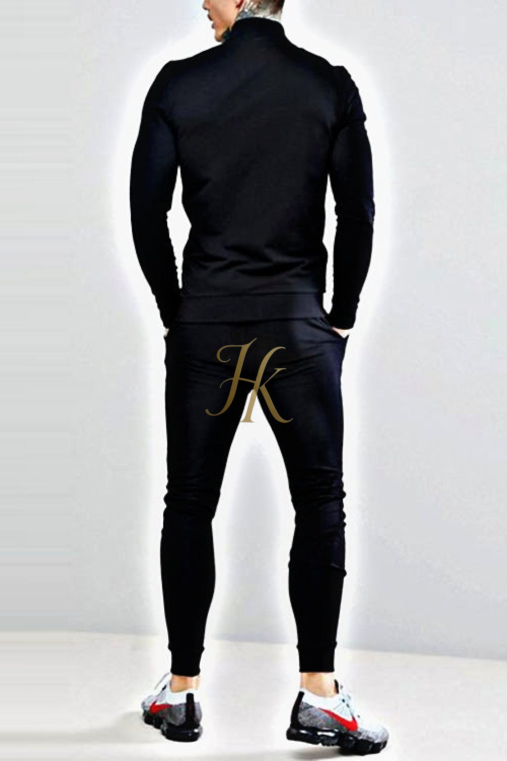 Mens Track Suit Jacket Sweat And Jogging Pants Set