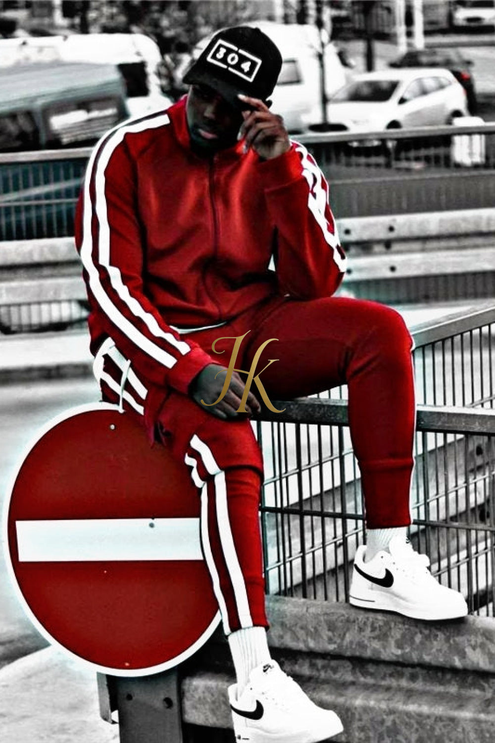 New Fashion Mens Oversize Jogging Pants Grey And Sweatshirt