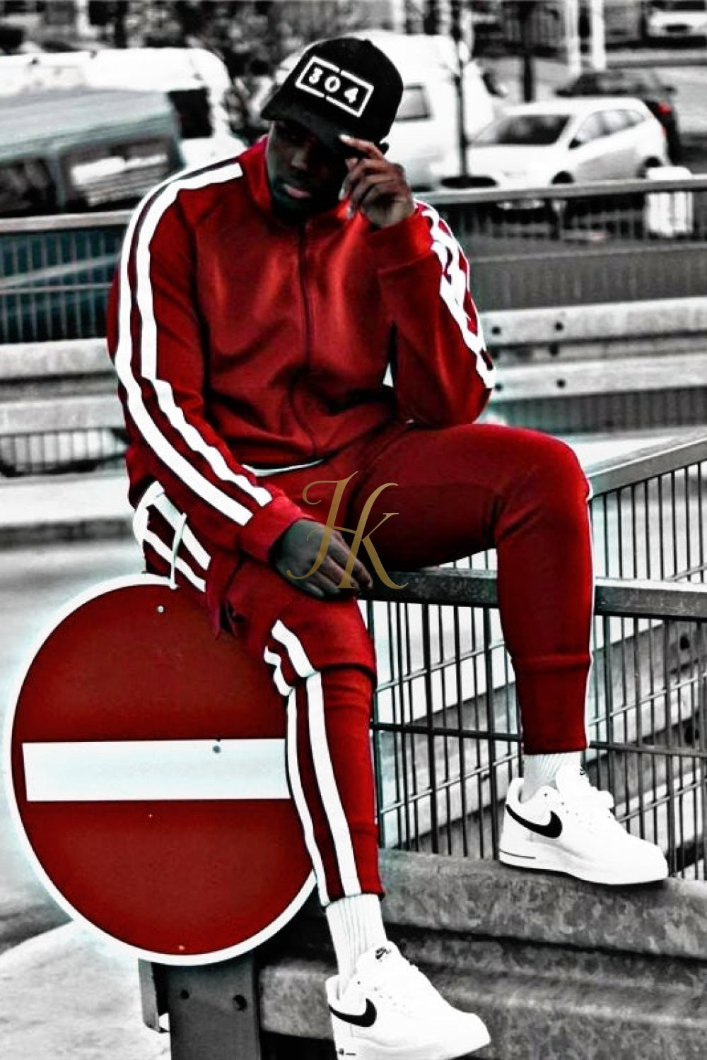 New Fashion Mens Oversize Jogging Pants Grey And Sweatshirt