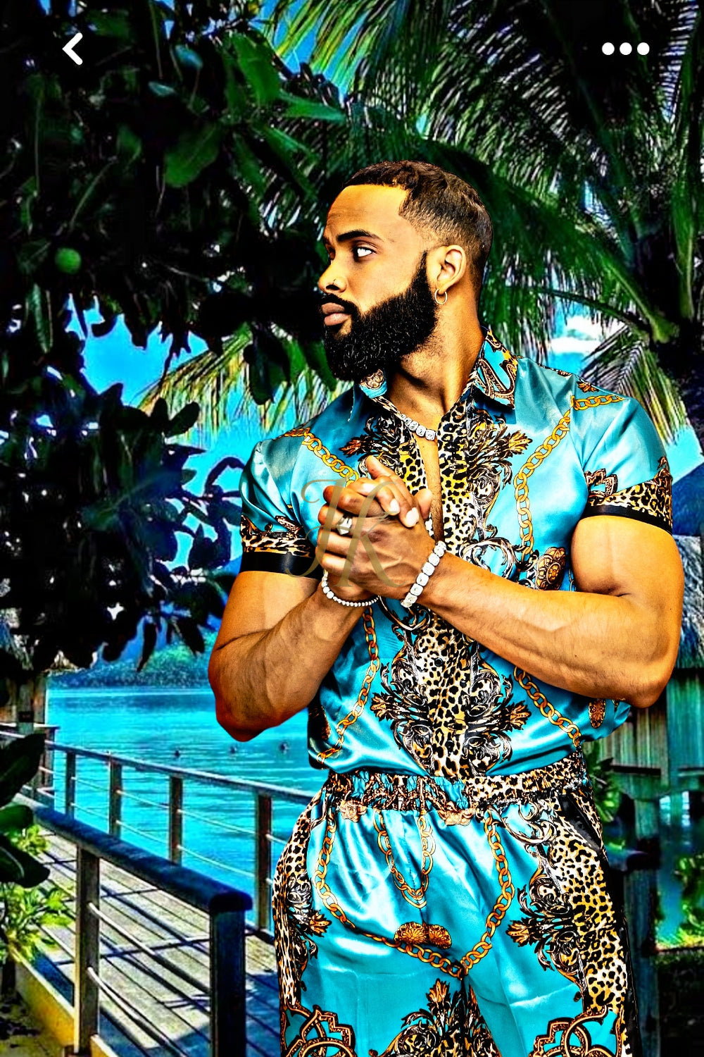 Summer Barroco Silk Outfits