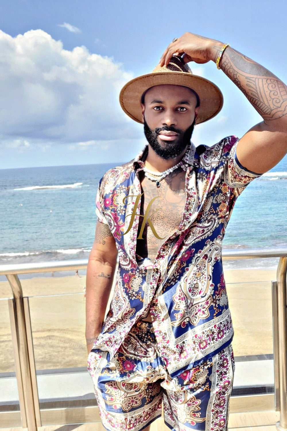 Le Barroco Silk Set - Elevate Your Style with Vibrant Spanish Fashion - Stay Cool and Look Flawless All Summer Long - kayibstrore