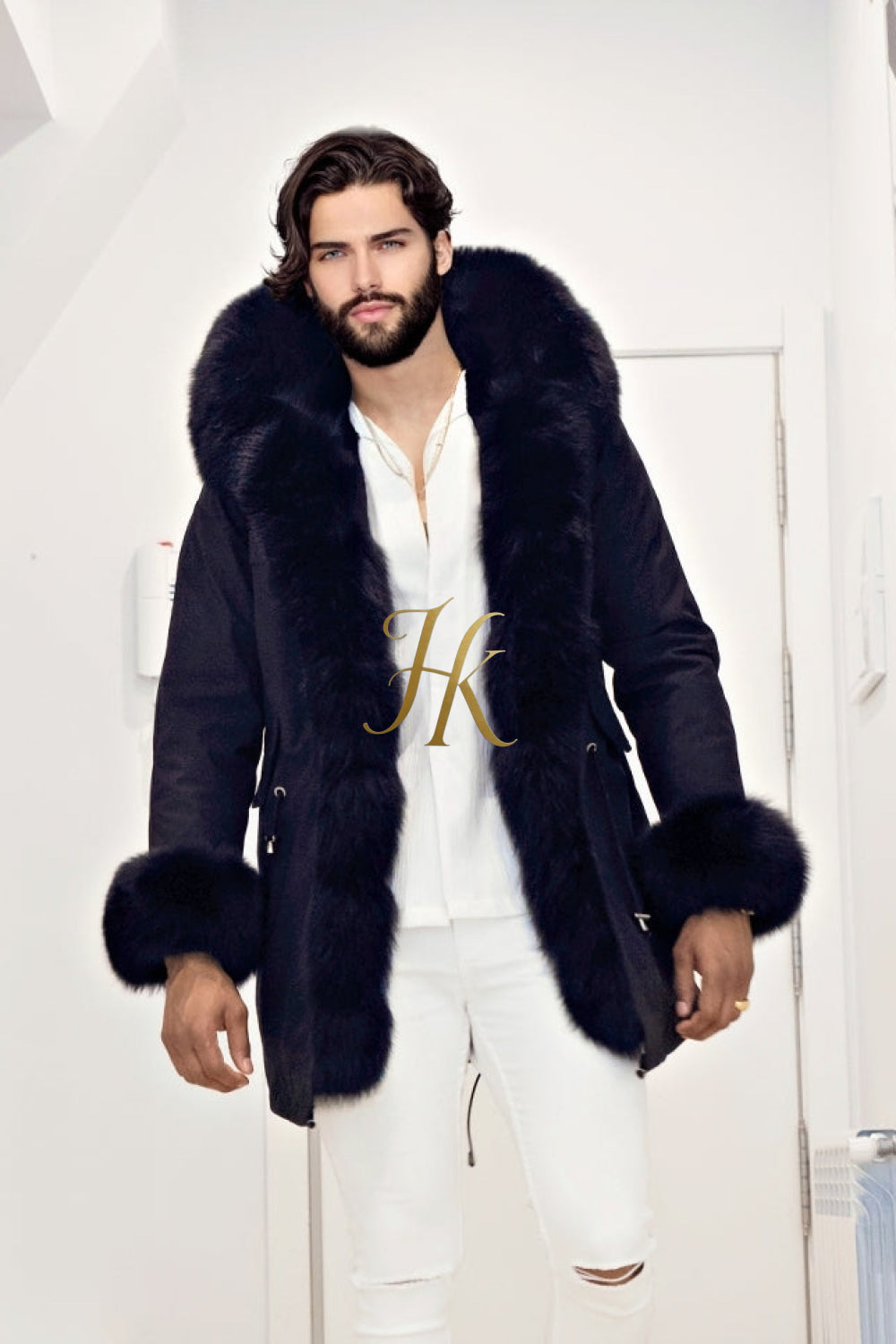 Unisex Luxury Eco-Friendly fox fur Coat - Stay Warm in Style and Sustainability - kayibstrore
