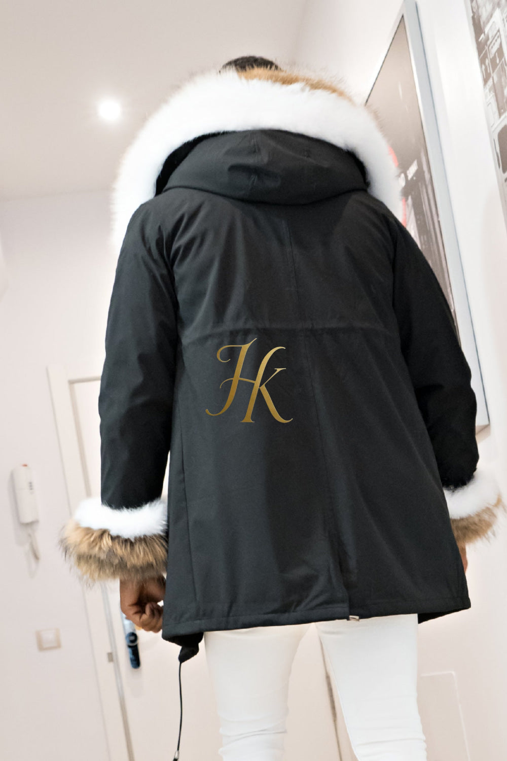 The Ultimate Men's Black Fox Fur Parka: Unleash Your Winter Style - kayibstrore