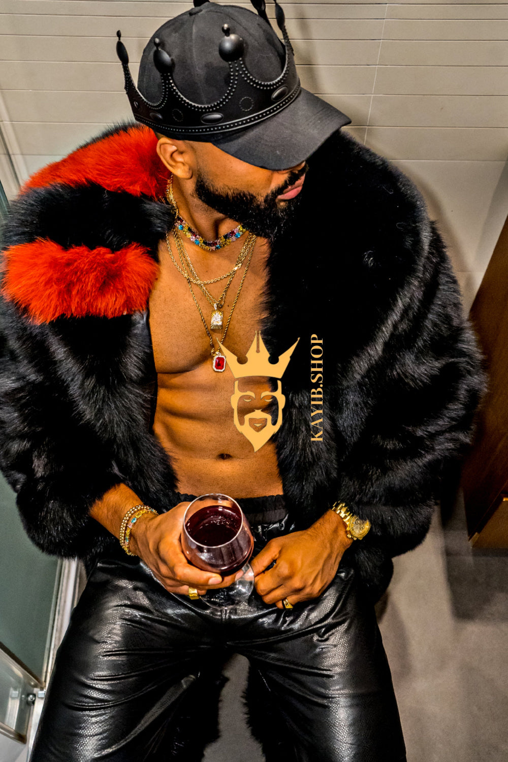 "Experience Opulence: Luxurious Fox Fur Coats for Men - Elevate Your Style and Warmth" - kayibstrore