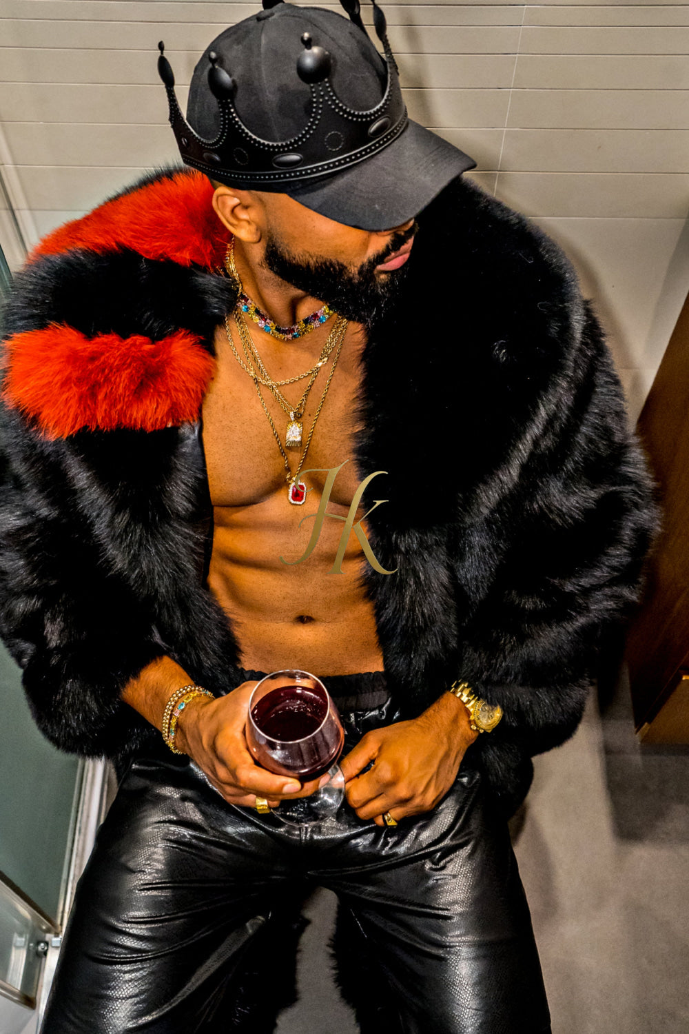 "Experience Opulence: Luxurious Fox Fur Coats for Men - Elevate Your Style and Warmth" - kayibstrore