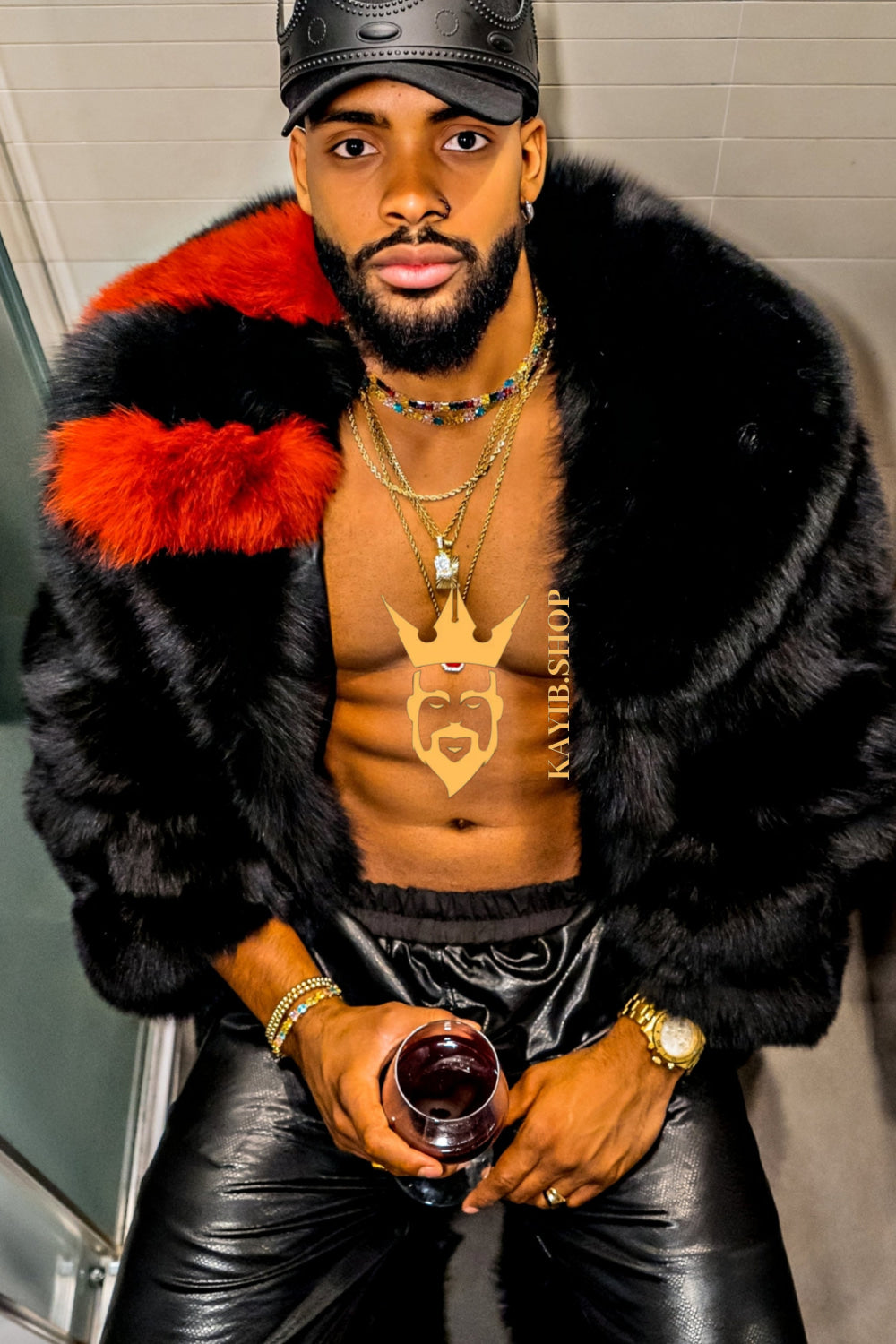 "Experience Opulence: Luxurious Fox Fur Coats for Men - Elevate Your Style and Warmth" - kayibstrore
