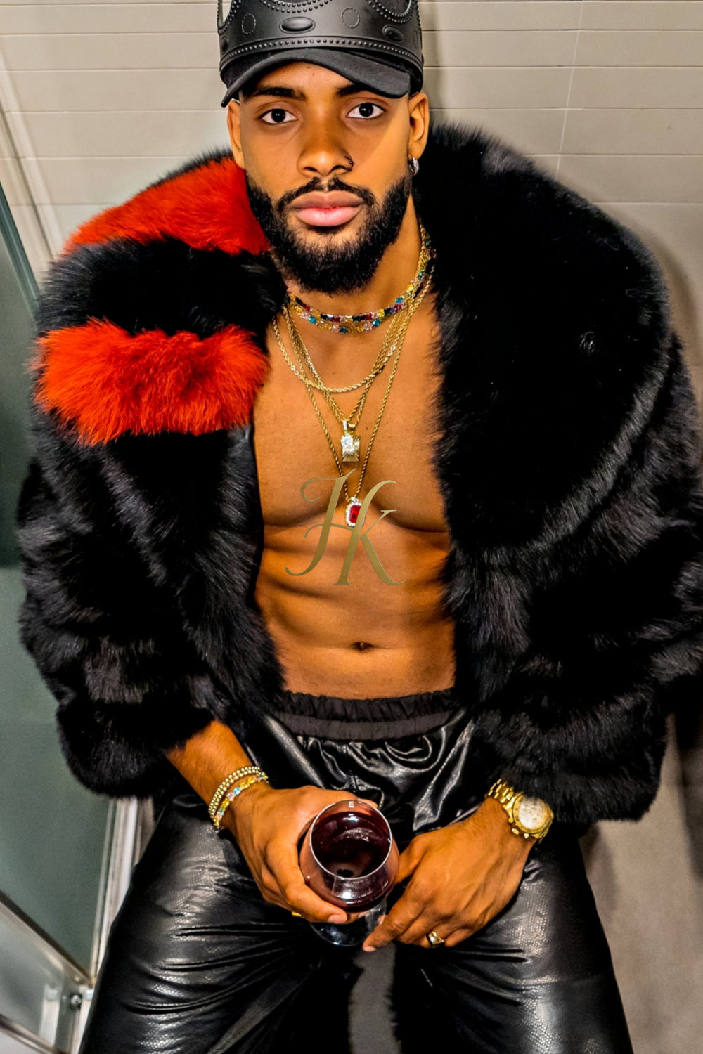 "Experience Opulence: Luxurious Fox Fur Coats for Men - Elevate Your Style and Warmth" - kayibstrore