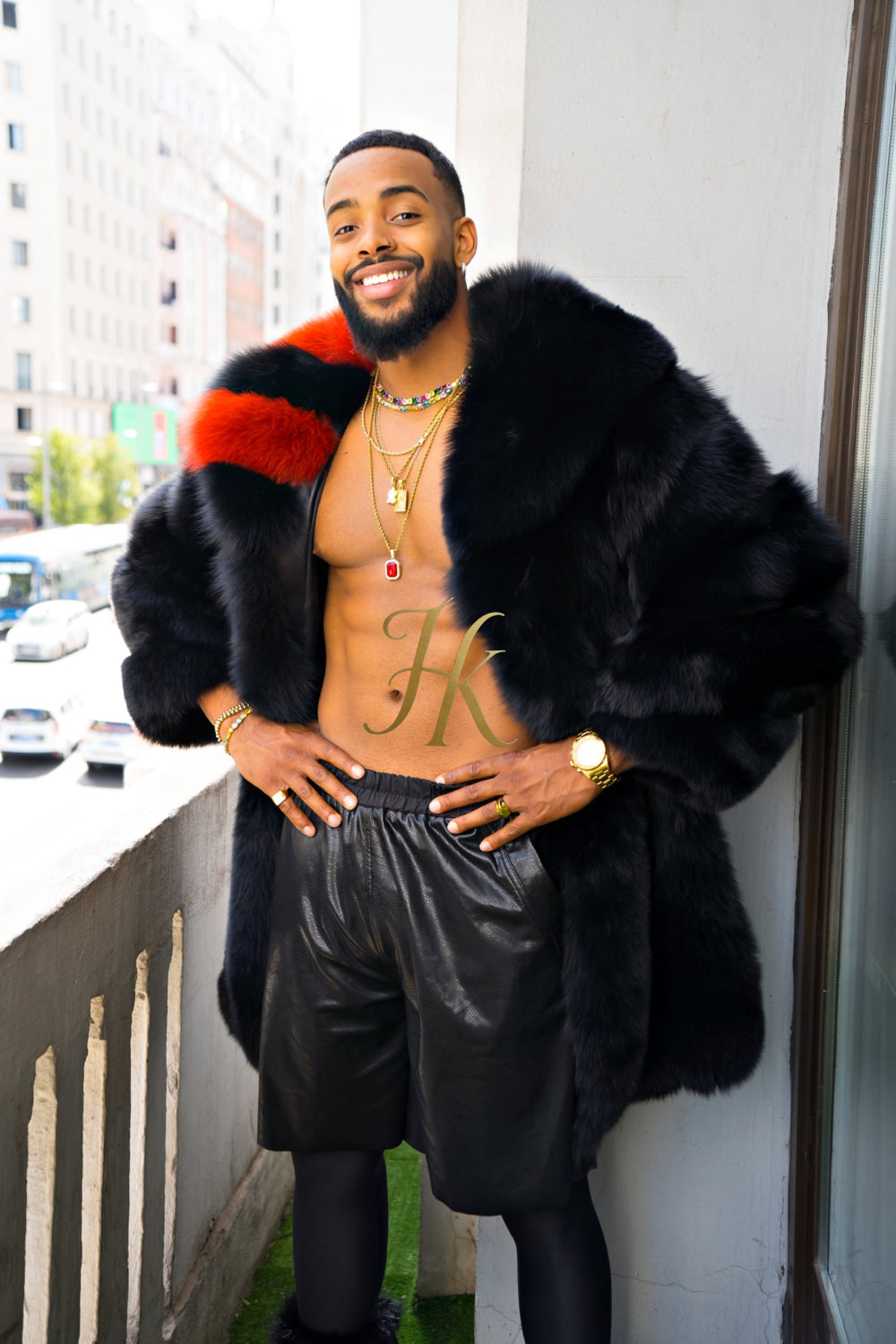 "Experience Opulence: Luxurious Fox Fur Coats for Men - Elevate Your Style and Warmth" - kayibstrore