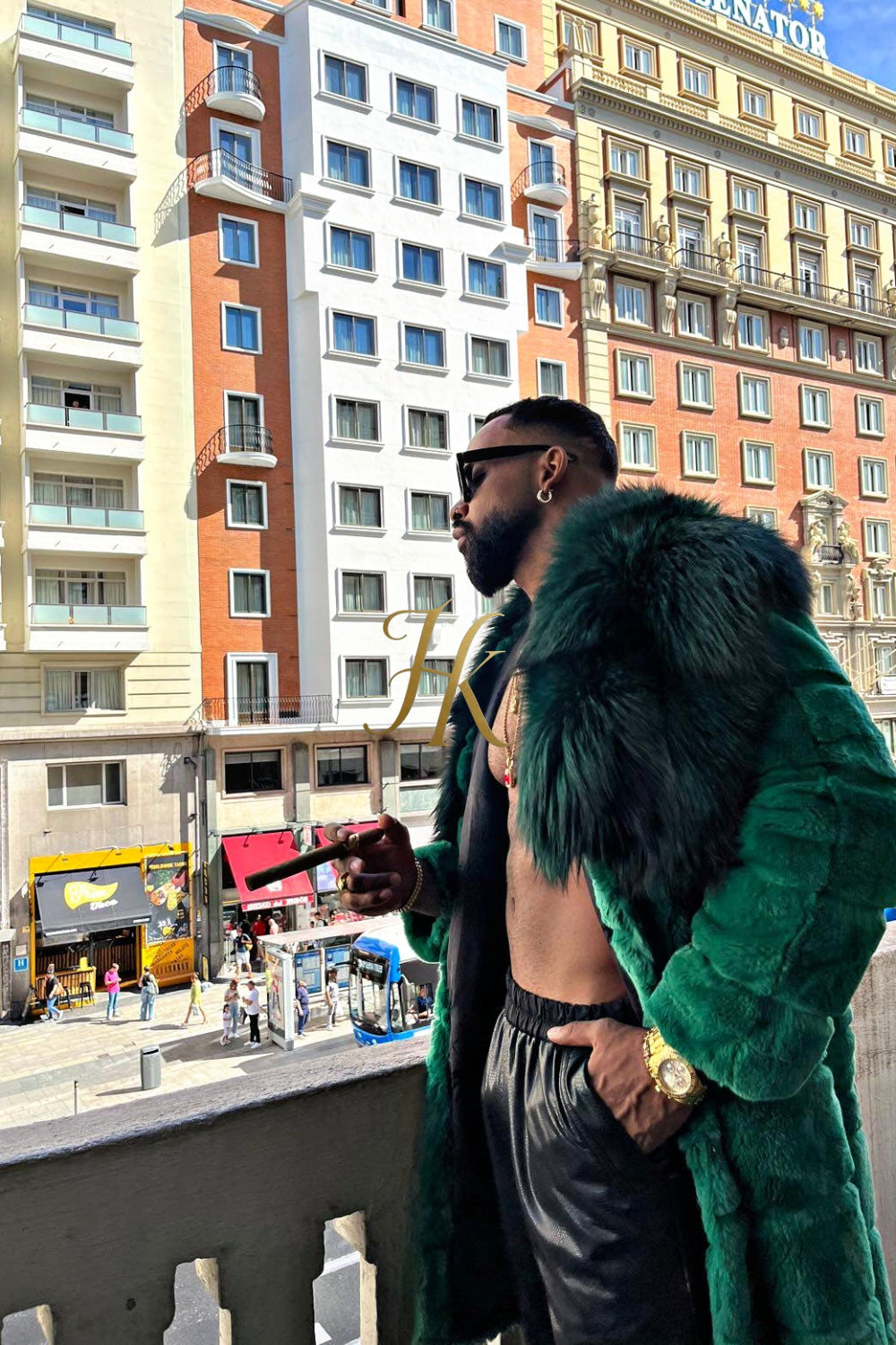 Handmade Luxury Winter Men's Rex Rabbit Fur Coat with Super Large Raccoon Collar - Premium Fashion Outerwear - kayibstrore