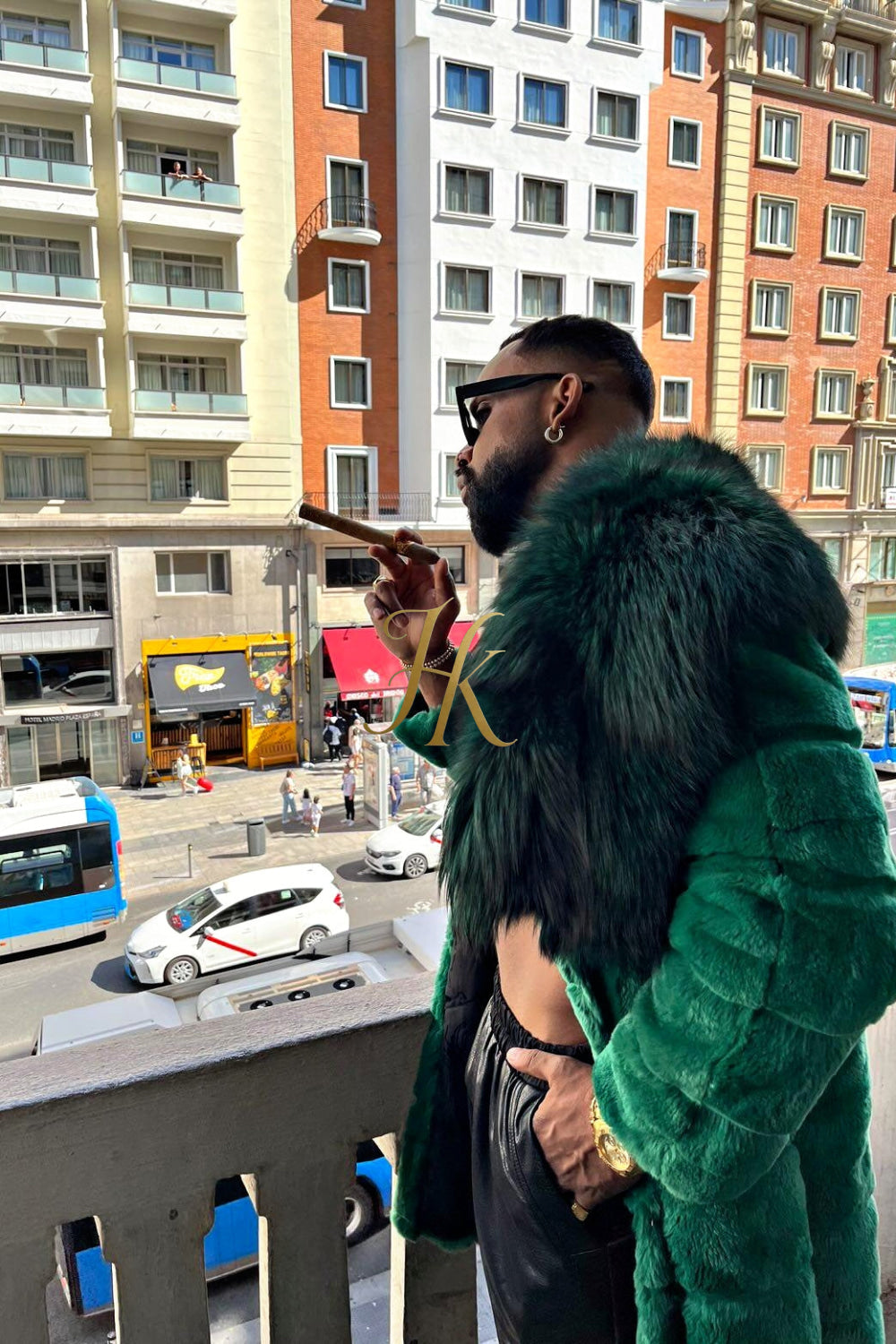 Handmade Luxury Winter Men's Rex Rabbit Fur Coat with Super Large Raccoon Collar - Premium Fashion Outerwear - kayibstrore