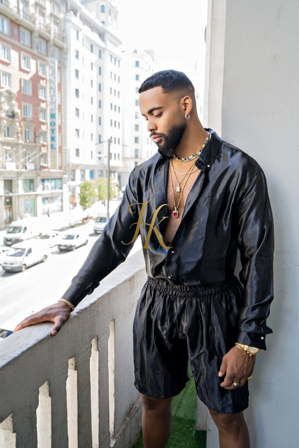 Men's Apparel Silk Shirt Set - Elevate Your Style with Pure Luxury - Hand-Sewn for Impeccable Quality - kayibstrore