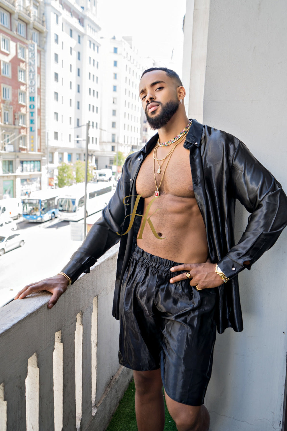 Men's Apparel Silk Shirt Set - Elevate Your Style with Pure Luxury - Hand-Sewn for Impeccable Quality - kayibstrore