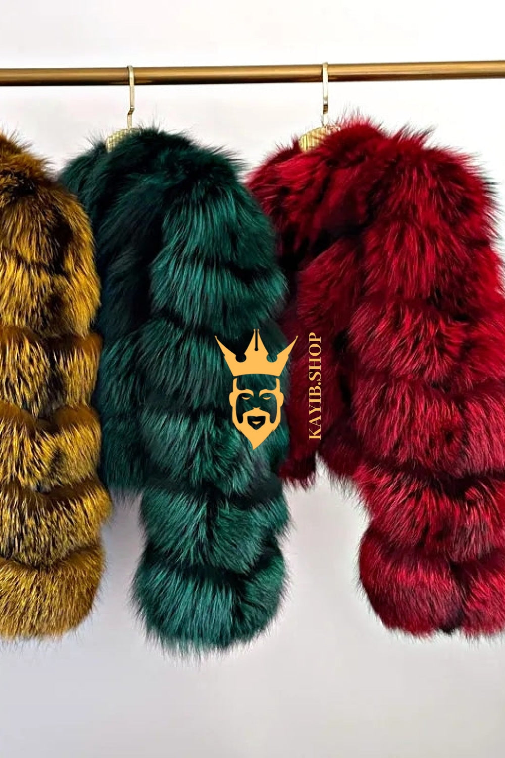 Fashion Raccoon Fur Short Coat - Stay Stylish and Warm with Oversized Sleeves - 100% Real Fur Luxury - kayibstrore