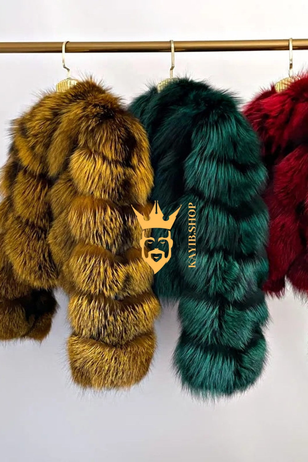 Fashion Raccoon Fur Short Coat - Stay Stylish and Warm with Oversized Sleeves - 100% Real Fur Luxury - kayibstrore