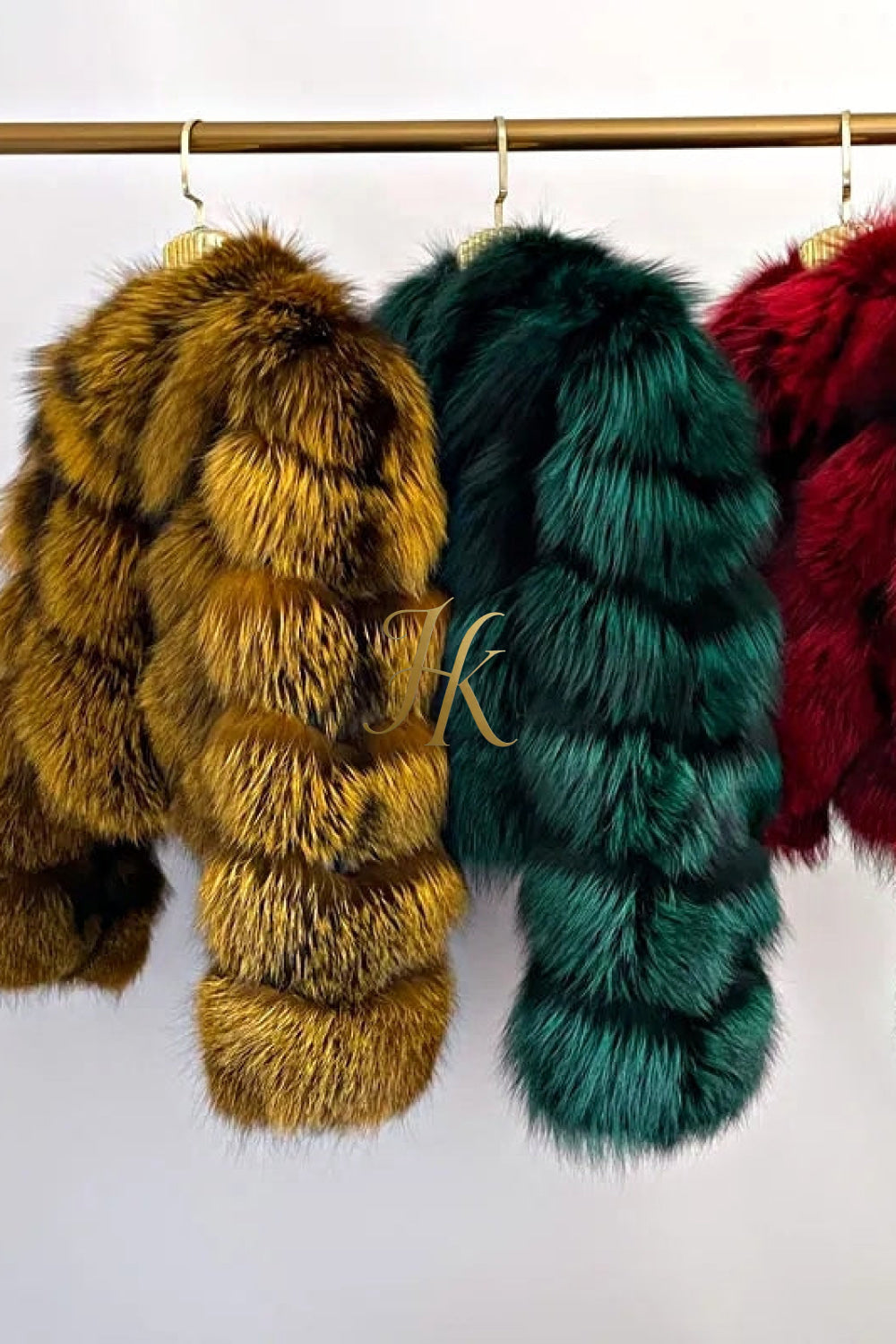 Fashion Raccoon Fur Short Coat - Stay Stylish and Warm with Oversized Sleeves - 100% Real Fur Luxury - kayibstrore