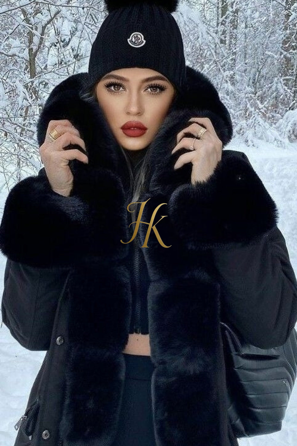Unisex Luxury Eco-Friendly fox fur Coat - Stay Warm in Style and Sustainability - kayibstrore