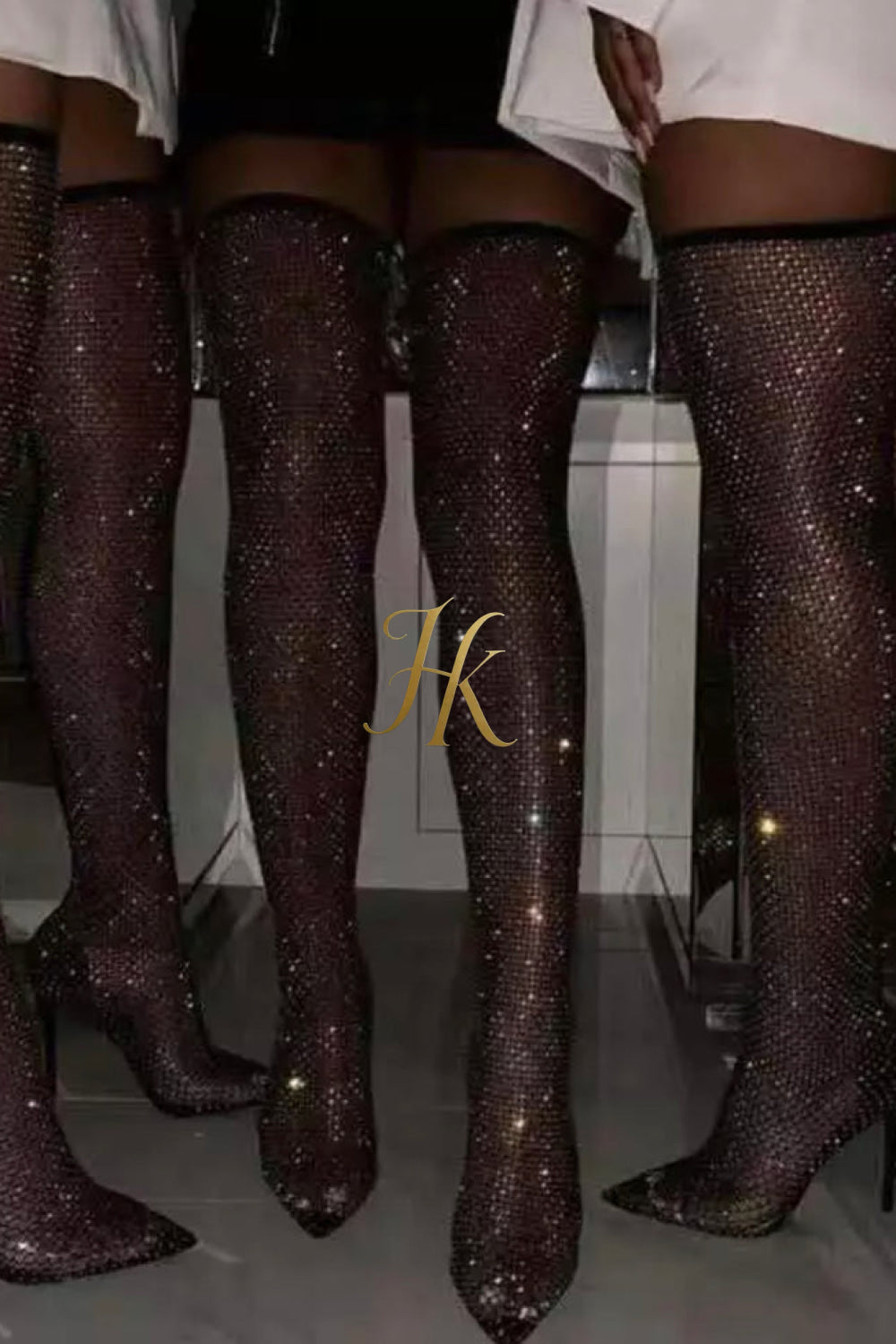 Crystals boots: Oceanic Bliss High Boot Collection - kayibstrore