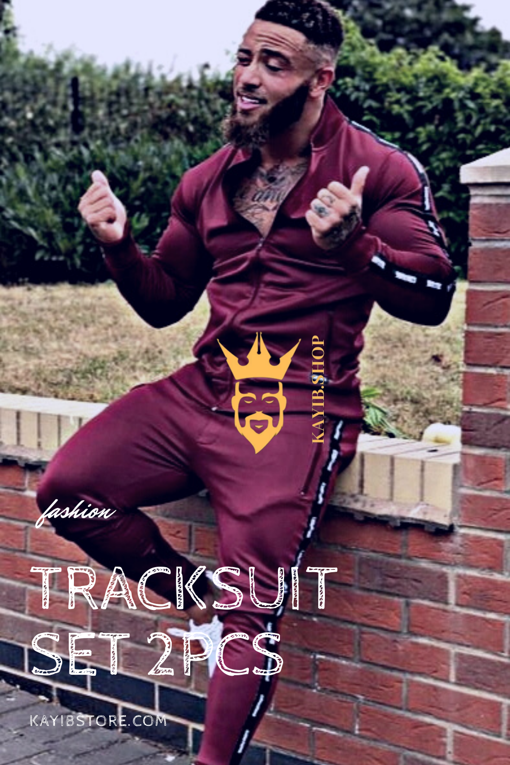 Fashion Mens Tracksuit Set