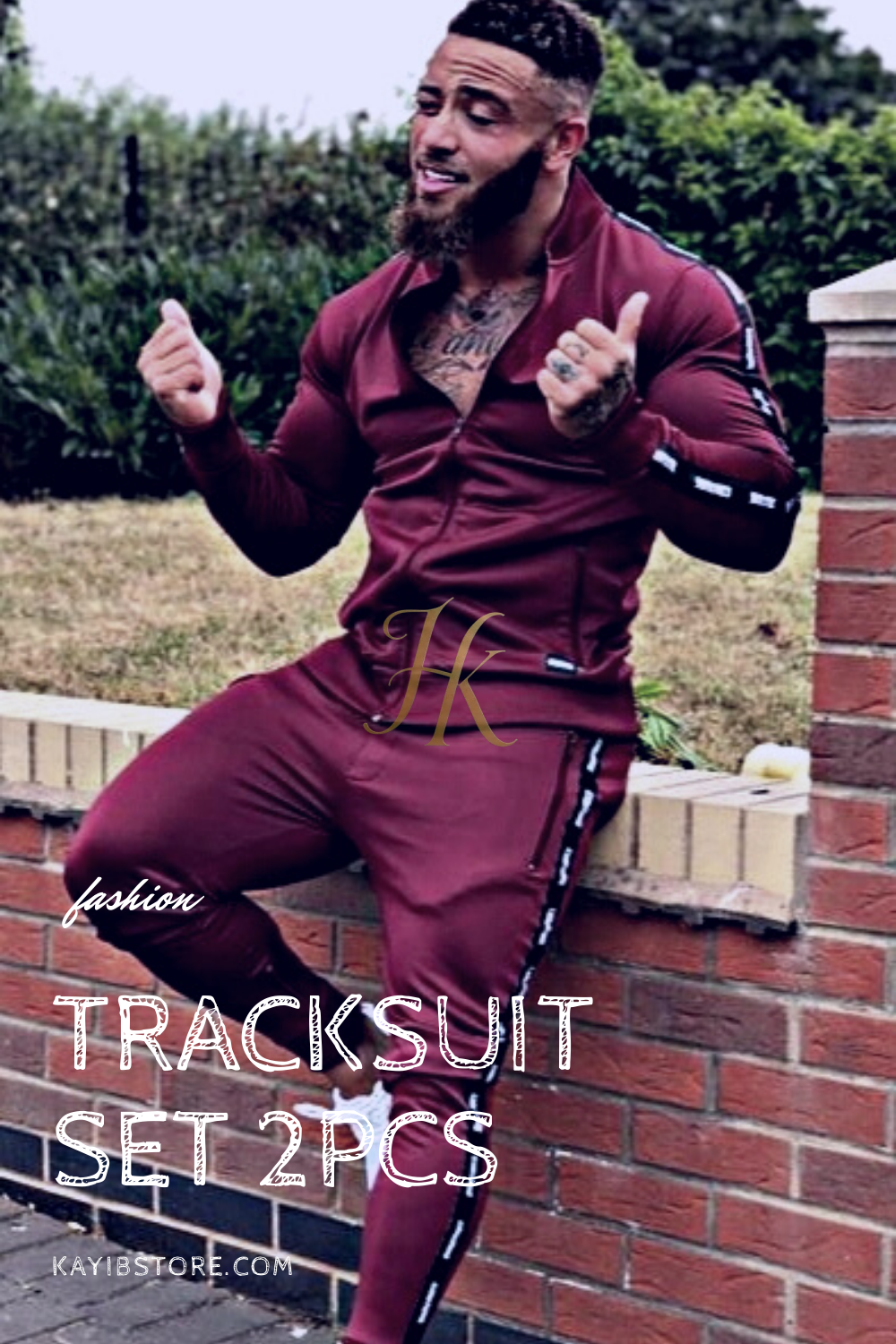 Fashion Mens Tracksuit Set