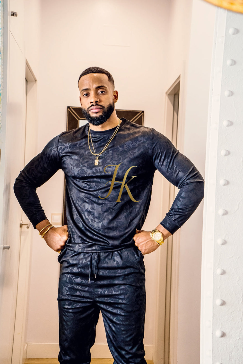 Mens Sportwear Tracksuits Sets Top & Bottoms