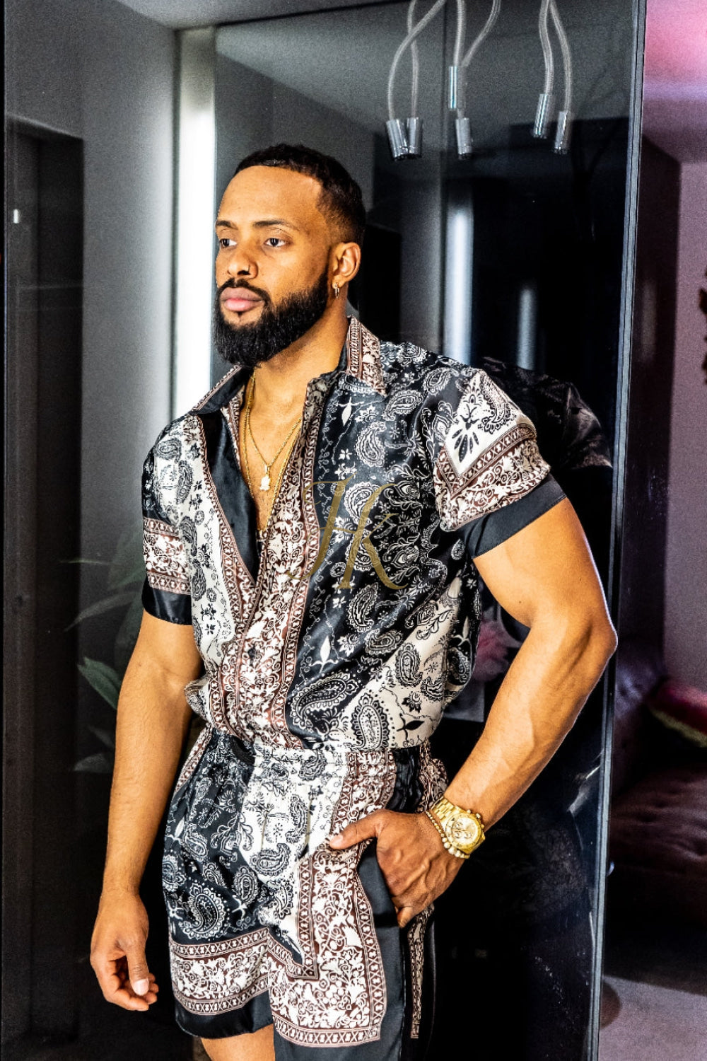 Fashion Satin Silk Set 2Pcs