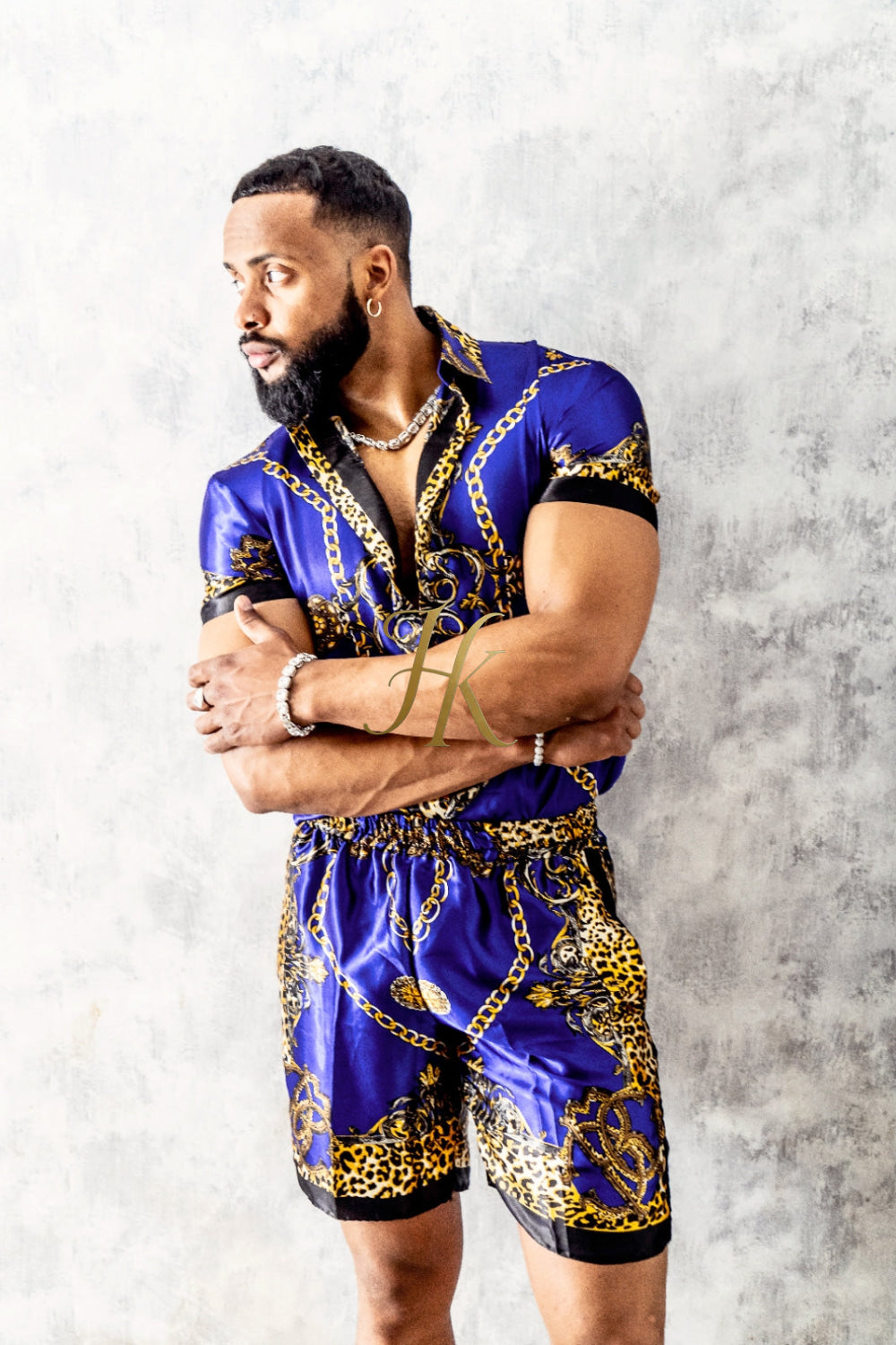 Designer Barocco Silk Set