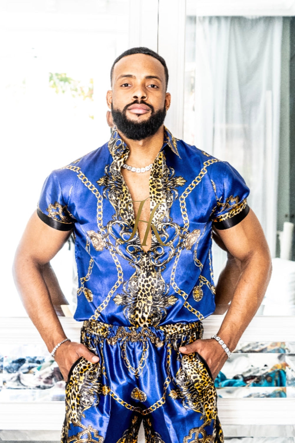Designer Barocco Silk Set