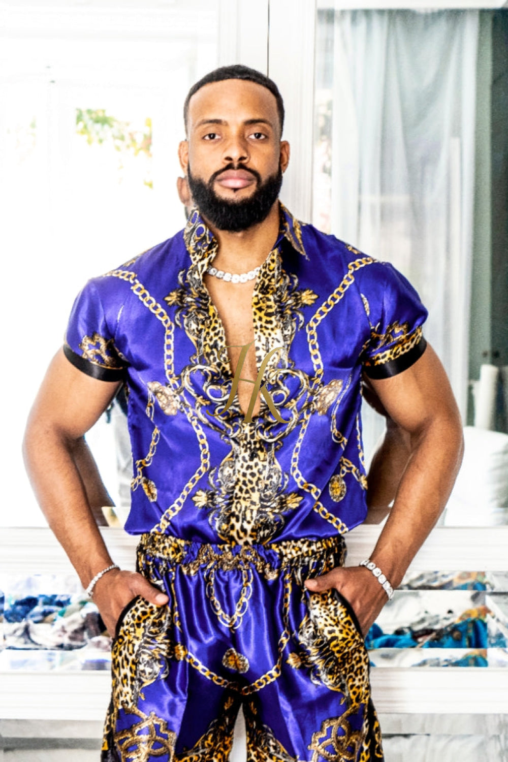 Designer Barocco Silk Set