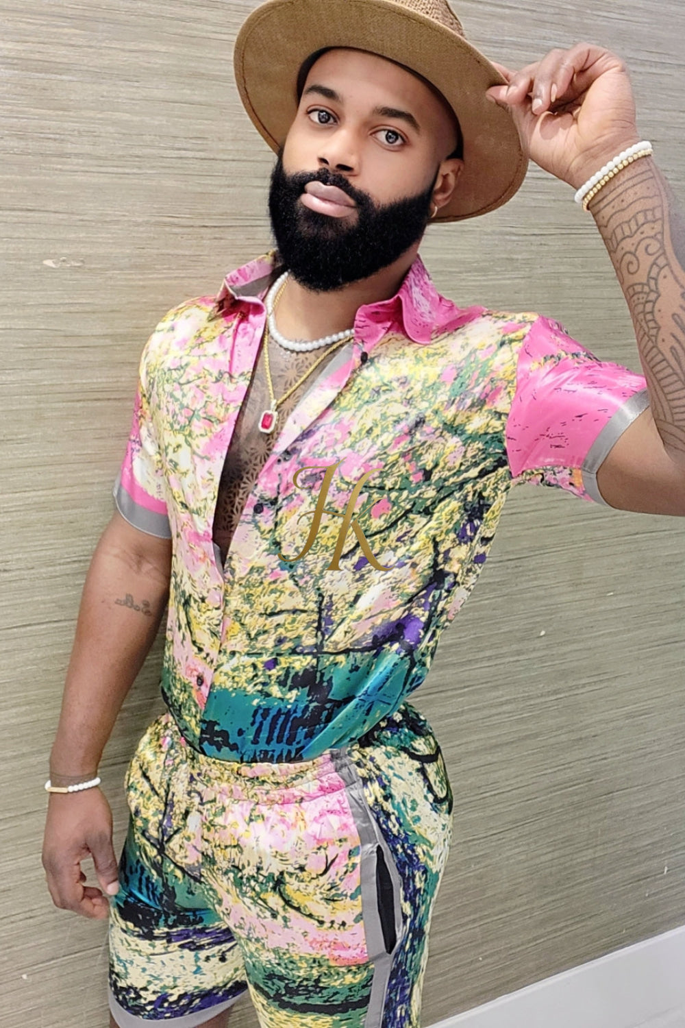 Summer Mens Barroco Silk Sets