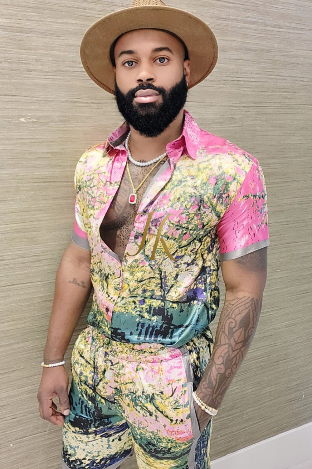 Summer Mens Barroco Silk Sets