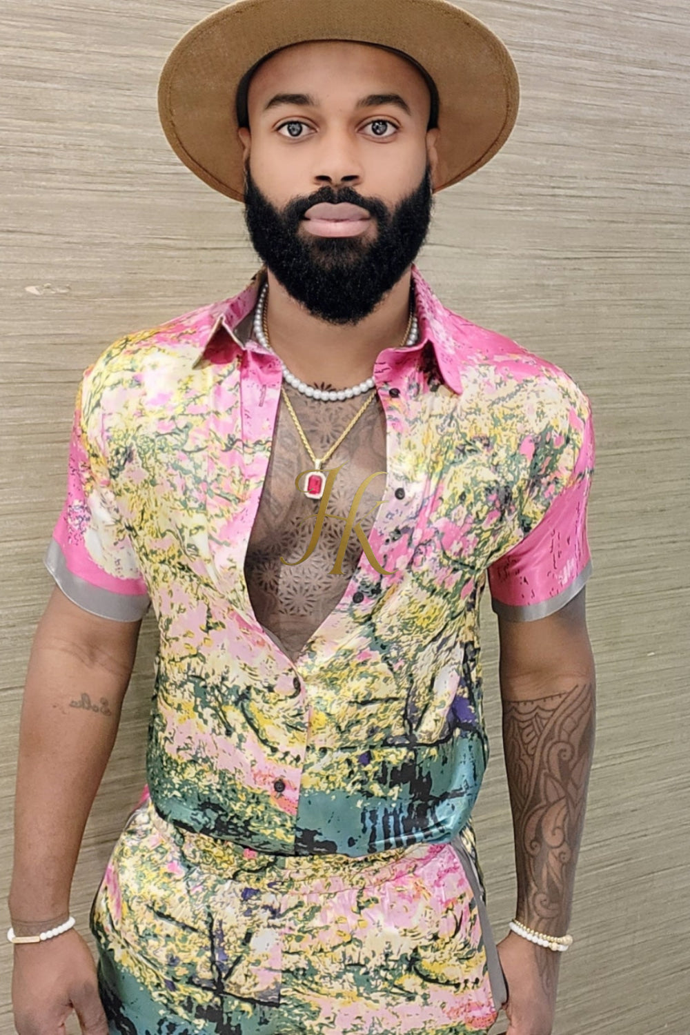 Summer Mens Barroco Silk Sets